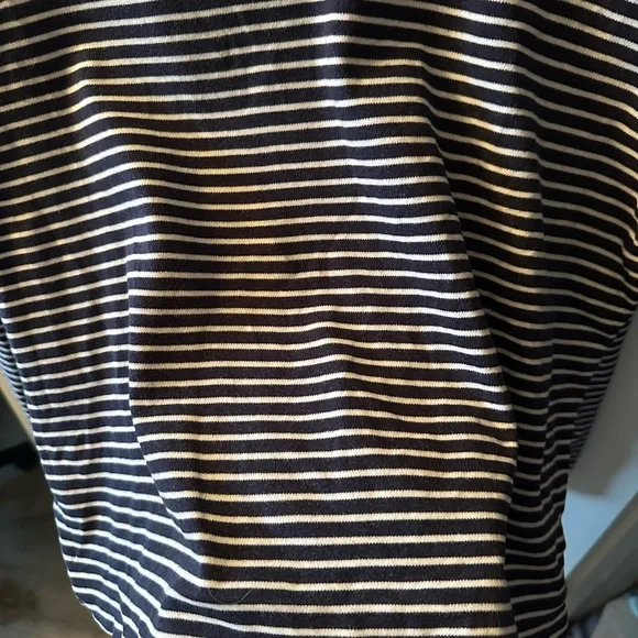 Ralph Lauren Polo Sport Navy and White Striped Turtleneck - Picture 9 of 9